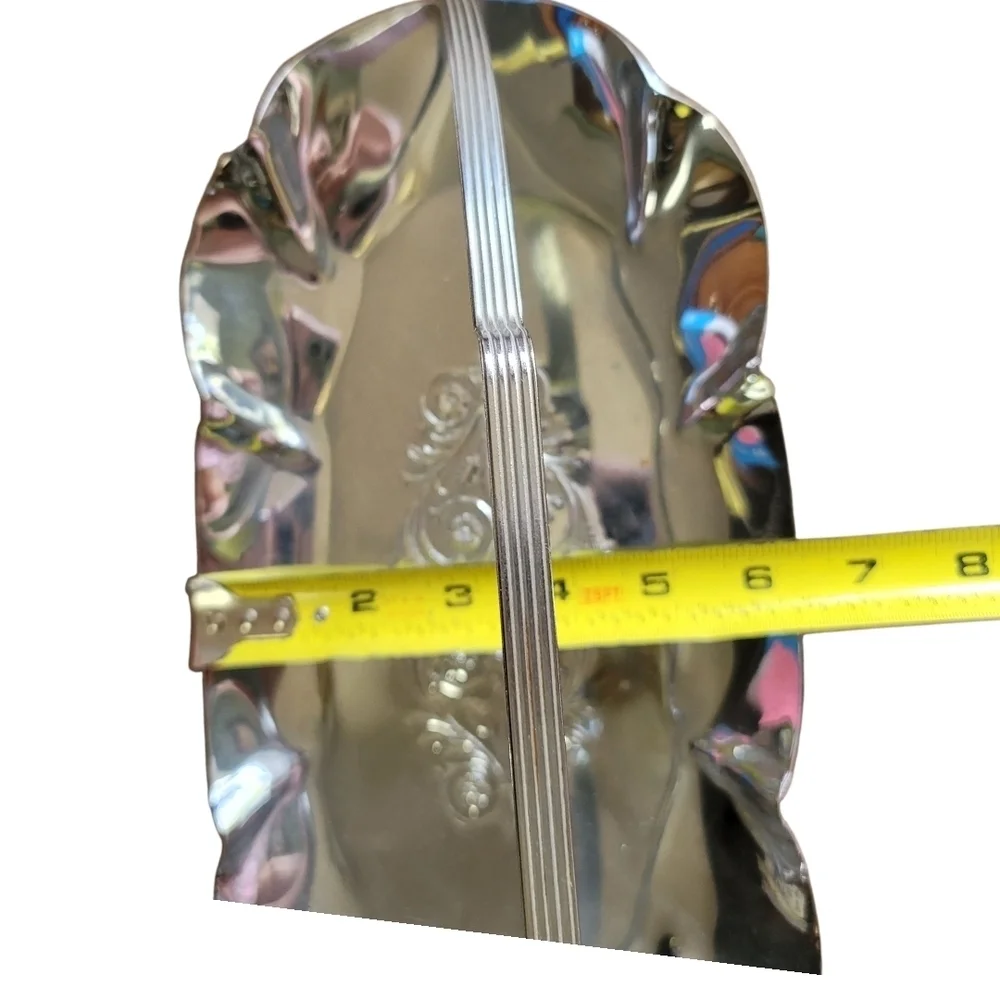 Vintage Elegant Metal Serving Tray / Candy Dish
